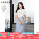 lagogo純棉水果印花減齡T恤女拉谷谷2025年春夏新款簡約通勤短袖 本白色 L