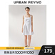 UR2025秋季新款女裝經(jīng)典氣質(zhì)通勤高腰無(wú)袖連衣裙UYY750104 本白 (領(lǐng)口偏低) M
