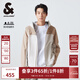 杰克·瓊斯（JACK&JONES）男裝春新款直筒Teflon面料防水背后反光字母外套男士224121061 C42 巖灰色 常規(guī) C42 巖灰色 M 175