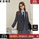 KBNE西裝外套女爆款小個(gè)子2025秋季新款氣質(zhì)女神高級感炸街小西服 深灰偏大一碼 M