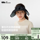蕉下（beneunder）遮陽(yáng)帽子防曬帽女防紫外線(xiàn)太陽(yáng)帽貝殼空頂帽便攜TS550黑