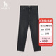哈吉斯（HAZZYS）男裝抓絨內(nèi)里水洗牛仔褲ATDZP0BDP63 黑色BK 180/86A36
