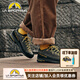 LA SPORTIVA TX2 城市戶(hù)外休閑鞋輕量徒步鞋登山鞋攀巖接近鞋男女款 碳灰/黃 牛皮版（建議拍大1碼） 38