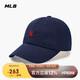 MLB棒球帽子秋夏時(shí)尚小LOGO軟頂鴨舌帽經(jīng)典情侶3ACPB045N-50NYS