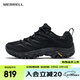 邁樂(lè )（Merrell）運動(dòng)戶(hù)外鞋靴男女款MOAB 3 SYN GTX防水徒步鞋耐磨防滑減震登山鞋 J500239黑色男款 40