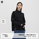 播100%羊毛半高領(lǐng)針織衫女商場同款新款內(nèi)搭毛衣BDQ4SD0761 K40黑色 M