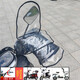 爾行電動(dòng)車(chē)手把套冬電瓶車(chē)防寒把套防水防風(fēng)保暖把手套男女摩托車(chē)護手 (優(yōu)質(zhì)格子皮)三道風(fēng)口-小口【外加雨蓋-黑色】