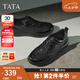 他她（TATA）2025秋商場同款舒適百搭休閑男鞋新款QGX01CM5 黑色 43