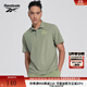 Reebok銳步官方24新品男子TEE/SS休閑舒適針織短袖T恤Polo衫 24SRM401MGL2 2XL