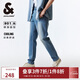 杰克·瓊斯（JACK&JONES） 春季休閑潮流舒適百搭男褲長(cháng)褲貓須水洗修身牛仔褲男款225132036