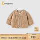 童泰（TONGTAI）嬰兒羽絨服秋冬季輕薄款寶寶鴨絨服男童女童上衣休閑外出外套 棕色 100 碼(建議2-3歲身高90-103cm)