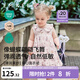 嫚熙（EMXEE）童裝吊帶連衣裙女童公主裙女寶無(wú)袖長(cháng)裙2025新款夏季寶寶裙子 玫瑰圓舞曲 90 cm 【1-2歲】