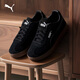 彪馬（PUMA）【德訓(xùn)鞋】經(jīng)典復(fù)古薄底T頭鞋男女學(xué)院休閑鞋CLUB 401514 黑色-黑色-白-01 42