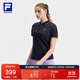 FILA 斐樂官方女子針織短袖POLO衫2025夏季新款網球運動防曬上衣