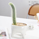 雅花匠貓尾巴猴尾柱仙人掌盆栽室內辦公室綠植多肉植物大顆好養耐寒易養 貓尾巴2年苗【大白貓】 含盆