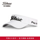 Titleist泰特利斯高爾夫球帽Tour Per職業(yè)款純色無頂帽可調(diào)節(jié)功能性遮陽(yáng)帽 TH25VTPN2-10白/黑色 (男女同款)