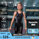 速比濤（Speedo）兒童泳衣電氣矩陣黑標(biāo)Hero5.0鯊魚皮競(jìng)速連體泳衣女童 黑/藍(lán)15-16