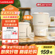 樂(lè )扣樂(lè )扣折疊水壺 便攜式熱水壺 戶(hù)外電熱水壺家用養生燒水壺火鍋電煮鍋旅行燒水杯電水壺304不銹鋼0.8L