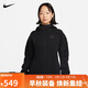 耐克(NIKE)女春秋連帽夾克外套 休閑運動(dòng) 潮流百搭 FB8339-010黑色L