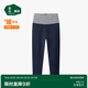 松山棉店商場同款自由穿小暖羊兒童打底褲 320g-深藍條紋150cm