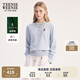 Teenie Weenie小熊女裝衛衣2025年秋季新款學(xué)院風(fēng)簡(jiǎn)約休閑圓領(lǐng)衛衣 淺藍色 M