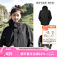 駱駝（CAMEL）三防沖鋒衣戶外登山服防風(fēng)防水防污三合一運(yùn)動(dòng)外套 AD12263514X抓絨內(nèi)膽幻影黑男女 XL