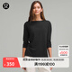 lululemon丨Relaxed-Fit 女士寬松剪裁船型領(lǐng)口長(zhǎng)袖 T 恤 LW3IOJS 黑色 S /6
