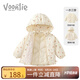 凡獵女童棉服外套冬裝2025新款洋氣嬰兒羽絨服三合一寶寶衣服保暖冬季 小熊 100