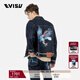 EVISU男海鷗雄鷹牛仔夾克男2ESHTM3DJ115XXCT 牛仔藍(lán) M