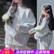 歐貝汐毛衣女秋冬加厚軟糯內搭打底針織衫2025新款女士感上衣外套 淺藍色 均碼 【建議80-130斤】