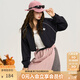KAMA卡瑪戶(hù)外短款外套女登山服新款防曬衣辣妹風(fēng)棒球服小個(gè)子潮流上衣 黑色（春秋款） M