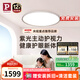 Paulmann P德國柏曼日光3.0臥室護(hù)眼吸頂燈兒童房書房學(xué)習(xí)全光譜超薄燈具LED [雅光銀]推薦12-16㎡ 柏曼節(jié)律智能