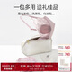 愛(ài)慕【氧氣小花瓣】禮盒薄款凈痕無(wú)鋼圈蕾絲軟支撐內(nèi)衣褲套裝