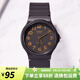 卡西歐手表 學(xué)生運動(dòng)簡(jiǎn)約石英小黑表 休閑指針?lè )浪醺咧猩直砥呦ΧY物 MQ-24-1B2