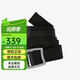 PATAGONIA男士Tech Web Belt 野外救生腰帶118cm鋁合金扣頭巴塔哥尼亞59194 BLK-黑色