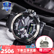卡西歐（CASIO） 【全國聯(lián)?！渴直砣馗袘魈妓乩w維表帶戶外登山表太陽能男表 PRW-6600Y-1