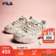 FILA斐樂(lè )女鞋休閑鞋魚(yú)刺二代老爹鞋運動(dòng)鞋增高厚底慢跑鞋SOFIA Ⅱ 奶白/煙玫粉-GR 38.5