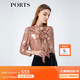 PORTS寶姿新品女裝金屬光澤系帶領(lǐng)襯衫LM8B060FWP004 干玫瑰色 M (6)
