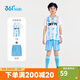 361°童裝 兒童足球套裝夏3-14歲吸汗透氣運(yùn)動(dòng)套裝 藍(lán)160