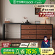 法莎蒂中古風(fēng)梳妝臺(tái)斗柜一體臥室復(fù)古化妝桌小戶型收納柜化妝臺(tái) 1.2m梳妝臺(tái)+1.4m六斗柜