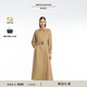 Weekend Max Mara 【臻選惠享】春夏女裝系帶襯衫連衣裙5221054106 米黃色 36