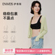 伊維斯（ENWEIS）【SOS·方方背心】新品透氣薄款方領(lǐng)抗菌運(yùn)動(dòng)感背心內(nèi)衣女 黑色 均碼 （適合85~130斤）