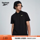 Reebok銳步官方24新品男女同款針織簡(jiǎn)約舒適短袖Polo衫T恤 24SRM403UGH0 M