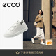 愛(ài)步（ECCO）板鞋女 防水透氣科技厚底休閑鞋 街頭720系列209763 HL 白色20976301007 37
