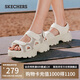 斯凱奇（Skechers）蜜糕鞋女鞋夏季踩屎感外穿涼鞋厚底透氣輕便沙灘鞋戶外鞋119876