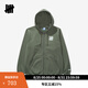 UNDEFEATED五條杠官方春季新品時尚潮流ICON 圖案拉鏈連帽衛(wèi)衣 綠色 XL