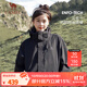駱駝（CAMEL）三防沖鋒衣男女情侶款防水防風(fēng)防油污三合一戶(hù)外登山服運動(dòng)外套 AD12263514X，幻影黑，男女同款 XL