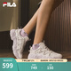 斐樂(lè)（FILA）官方貓爪6老爹鞋女鞋2025夏季新款鞋子休閑鞋厚底運(yùn)動(dòng)鞋 奶白-GS 37.5