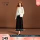 三彩2025冬季新款波點(diǎn)絲絨半身裙A字裙長裙復(fù)古優(yōu)雅M 烏黑色花卉預(yù)售[付款15天內(nèi)]發(fā) L 165/72A