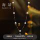 海蒂 6-6.5mm18K金滿(mǎn)天星淡水珍珠項鏈女附證書(shū)送女友禮物